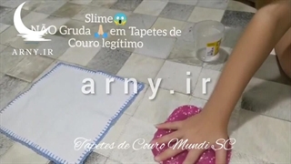 اسلایم وسیله بازی کودکان به فرشپوست نمیچسبد