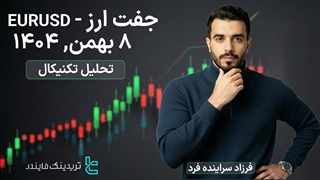 پیش‌بینی قیمت جفت ارز (EURUSD) 8 بهمن 1404_یورو/دلار صعودی با ضعف دلار و فشار خرید
