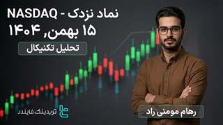 تحلیل قیمت نزدک (NASDAQ) 15 بهمن 1404 — نزدک تحت فشار نرخ بهره و ریسک بازار [تریدینگ فایندر]