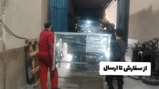 ارسال تخصصی میز استیل و قفسه استیل سفارشی صنایع