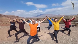 رقص ترکی در کنار روز ارس (آراز) و شهرستان جلفا