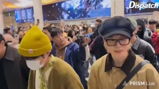 فیلم پسرا تو فرودگاه کره ،بنازم جیمینو