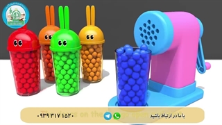 کتاب کار شکوفه های بهشت - آموزش رنگها