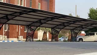 سایبان پارکینگ صنعتی