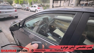 نصب آپشنهای فابریک تویوتا یاریس نصب پاورآینه تاشو تویوتا یاریس