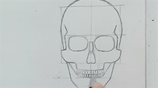 آموزش طراحی جمجمه به روش لومیس