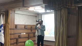 هاشم رمضانی اجرای آهنگ آقای من در جشن نیمه شعبان