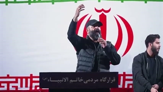 مداحی یک خدا و حیدرش - در تجمع خیابانی میدان انقلاب - جنگ رمضان - احد قدمی