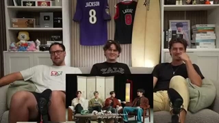 Reaction to BTS teaches us korean