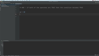 12. Logical operators