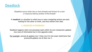 14. What are deadlocks and livelocks