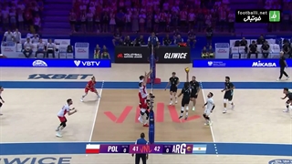 خلاصه والیبال لهستان 3-1 آرژانتین (لیگ ملت های والیبال)