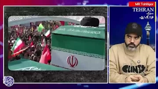 آقای تحلیلگر: رکب ایران به شیطان بزرگ صهیونیستی وسط مراسم وداع با #امام_شهید