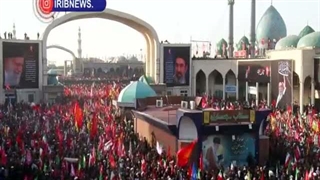 پرچم های خونخواهی #امام_شهید در جمکران