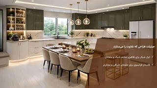 گرانترین و لوکس ترین کابینت نئوکلاسیک ۲۰۲۶؛ طراحی اختصاصی مکچوب
