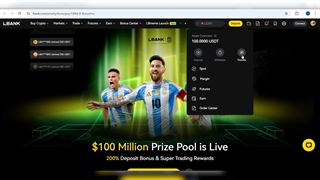 آموزش برداشت سریع تتر و ارز دیجیتال از صرافی ال‌بانک LBank با بونس 100 دلاری