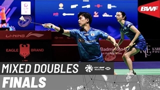 مسابقه فینال بدمینتون KFF Singapore Badminton 2026 دوبل میکس - Christiansen-Bøje از دانمارک درمقابل Shimogami-Hobara از ژاپن