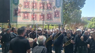 عزاداری شاه حسین گویان سنتی حضرت ابوالفضل (ع) اخی جهان (1) ــ محرم 1405