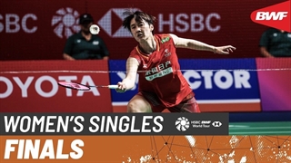 مسابقه فینال بدمینتون TOYOTA Thailand Open 2026 سینگل زنان - Akane Yamaguchi از ژاپن درمقابل Chen Yu Fei از چین