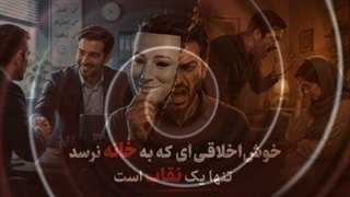 نقاب بر صورت ...!