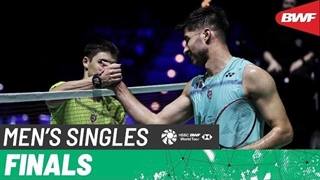 مسابقه فینال بدمینتون YONEX German Open 2026 انفرادی مردان - Christo Popov از فرانسه درمقابل Toma Junior Popov از فرانسه