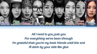 لیریک متن آهنگ ME+YOU از گروه توایس (TWICE) + LYRICS