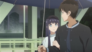 انیمه عشق نادیده زیر آسمان صاف شب Toumei na Yoru ni Kakeru Kimi to, Me ni Mienai Koi wo Shita. قسمت 6