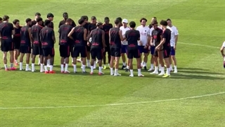 تورس در تمرینات psg